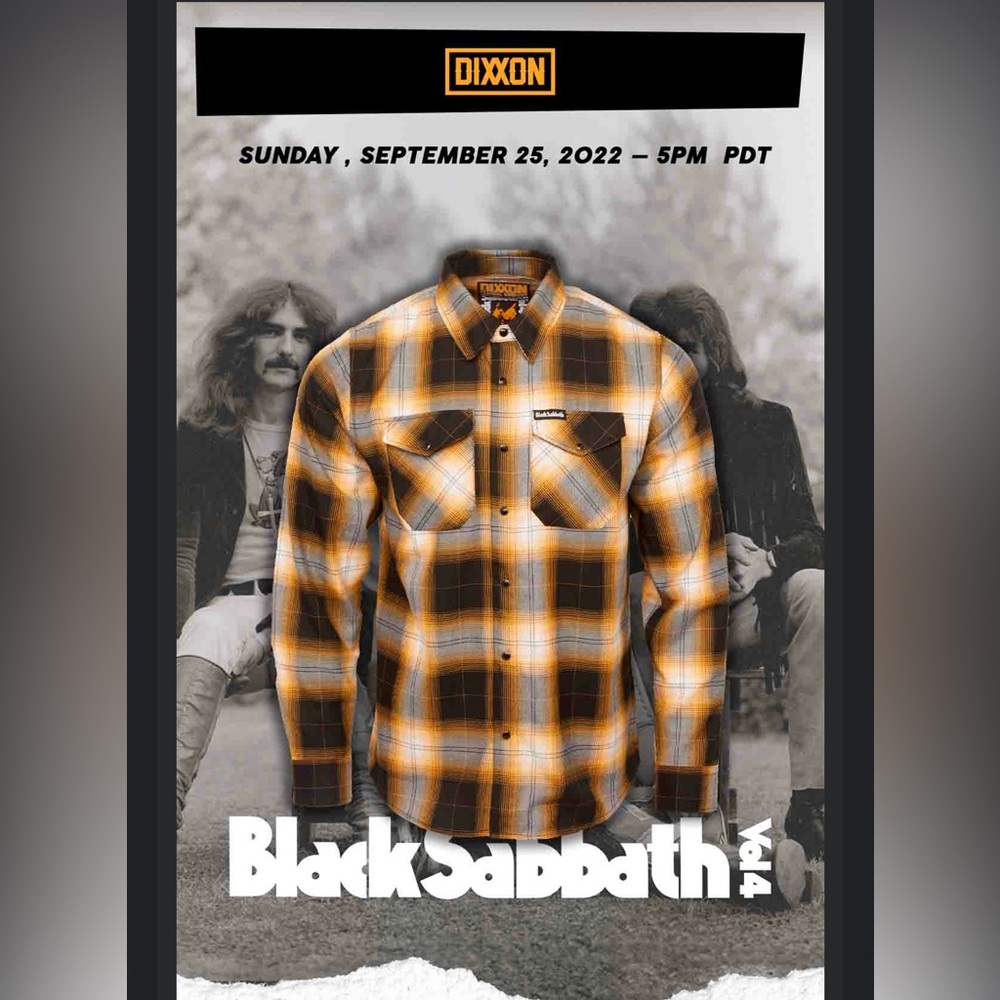 DIXXON SIZE LARGE BLACK SABBATH VOL 4